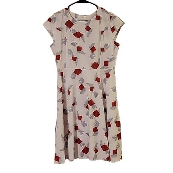 Rare Editions Dresses & Skirts - Rare Editions‎ Women's Red, White, and Blue Midi Dress Size L
